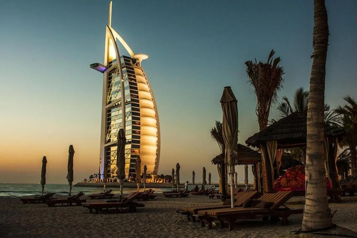 Image 1 of Dubai City Tour with Desert Safari, Camel Ride, Dune Bashing & BBQ