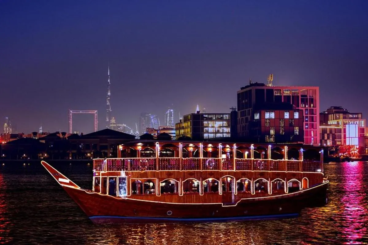 Image 0 of Dubai Creek Dhow cruise Dinner with transfers