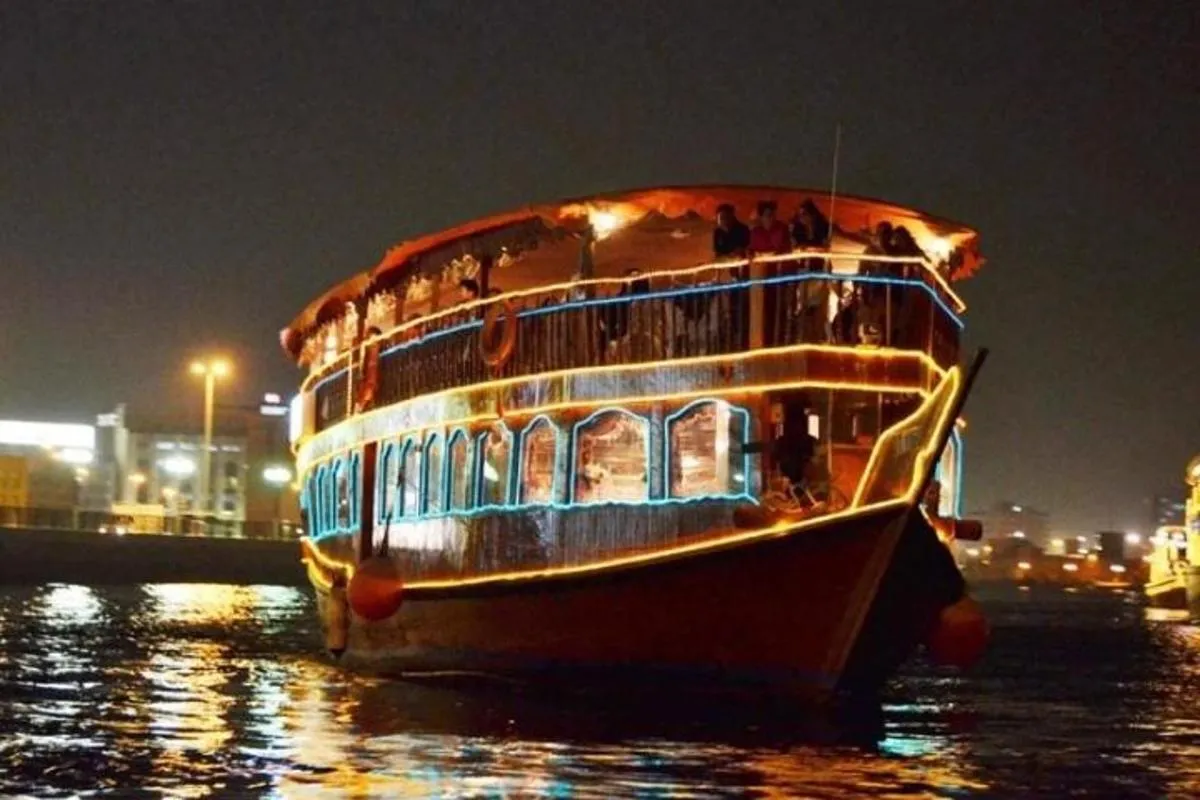 Image 1 of Dubai Creek Dhow cruise Dinner with transfers