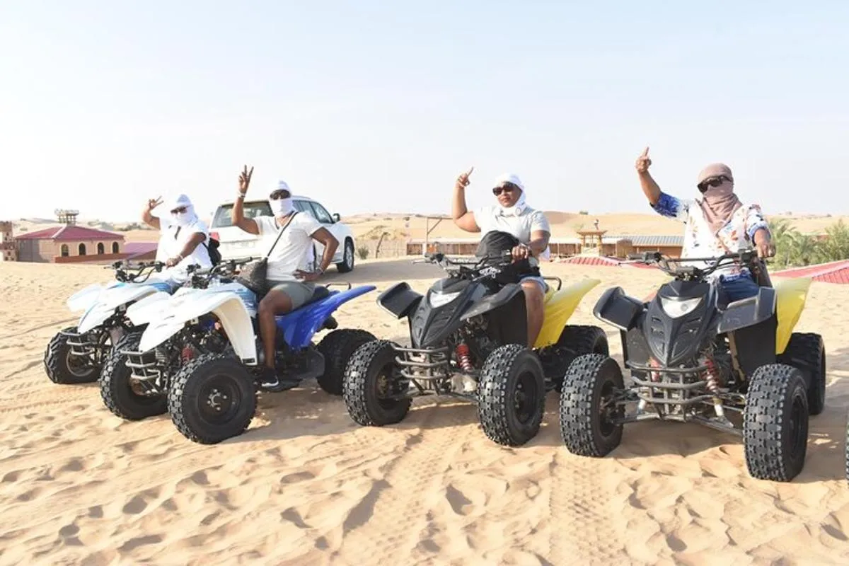 Image 0 of Dubai Desert 4×4 Dune Bashing, Self-Ride 30min ATV Quad, Camel Ride,Shows,Dinner