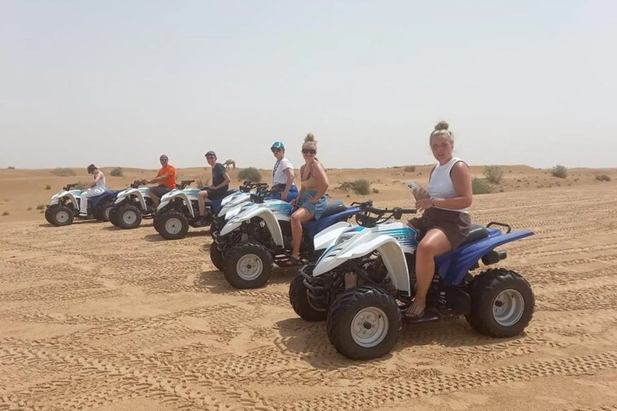 Image 1 of Dubai Desert 4×4 Dune Bashing, Self-Ride 30min ATV Quad, Camel Ride,Shows,Dinner
