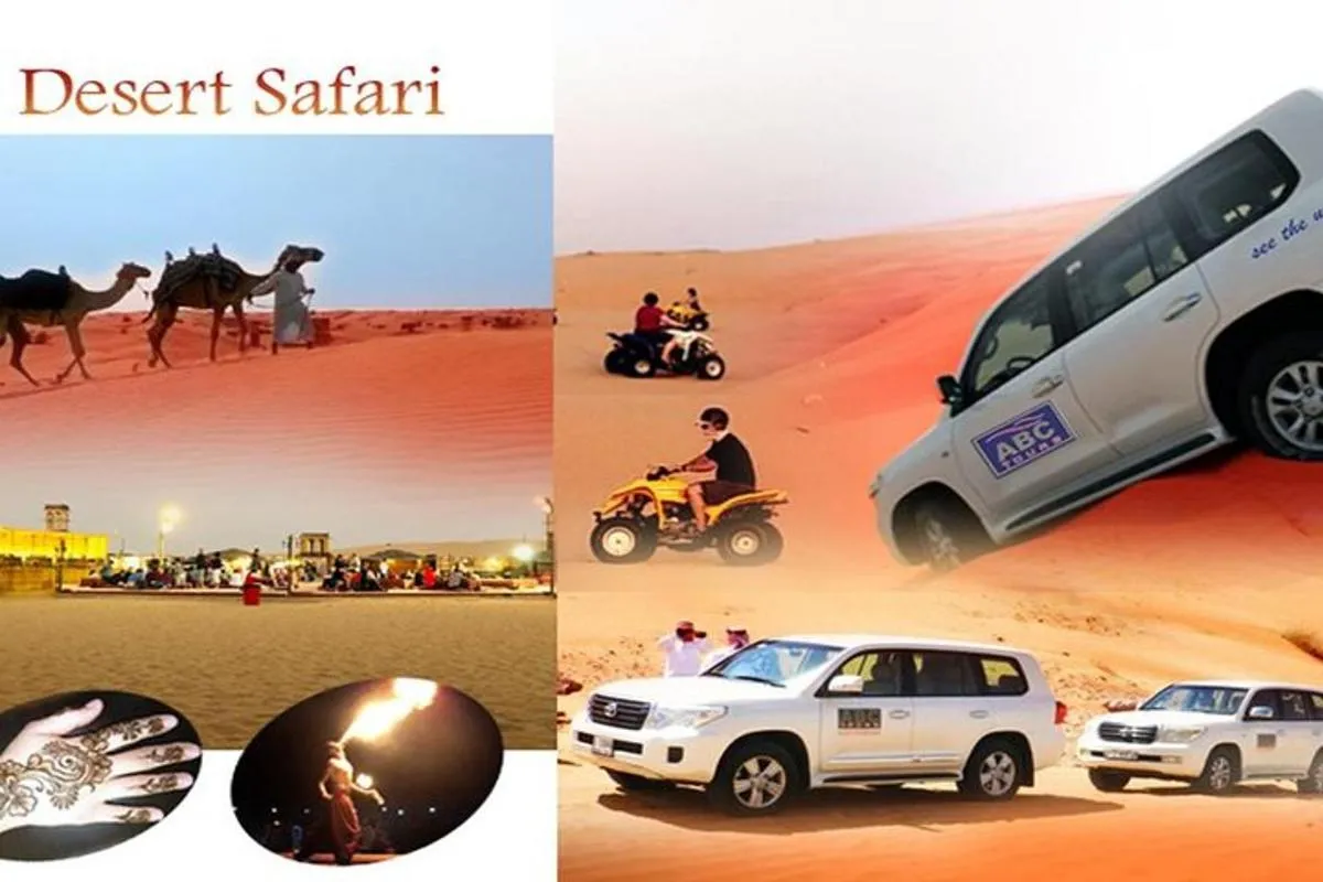 Image 0 of Dubai Desert 4×4 Safari, ATV Quad bike 30 mins, BBQ, shows