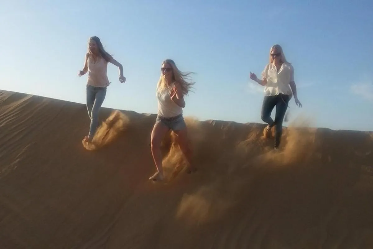 Image 6 of Dubai Desert Afternoon Quad Safari with Camel Ride, BBQ Dinner and Belly Dancing