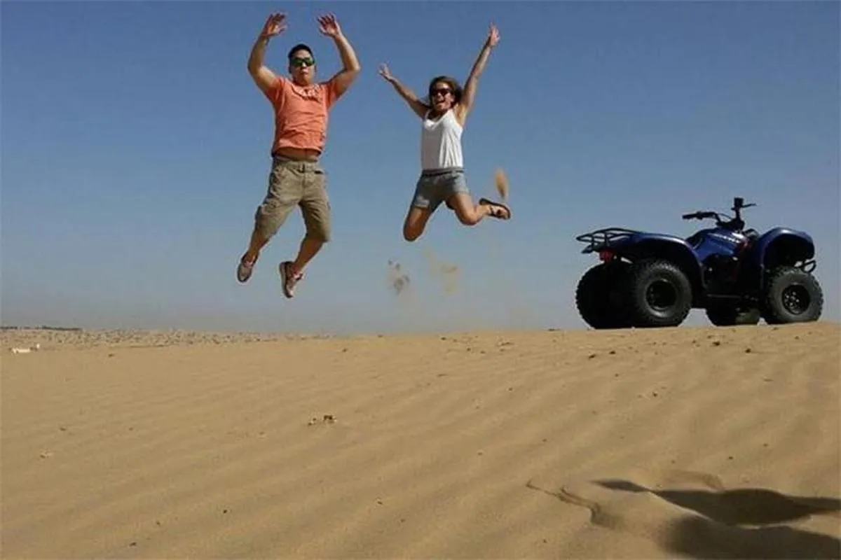 Image 1 of Dubai Desert Afternoon Safari with Camel Ride, BBQ Dinner, and Belly Dancing