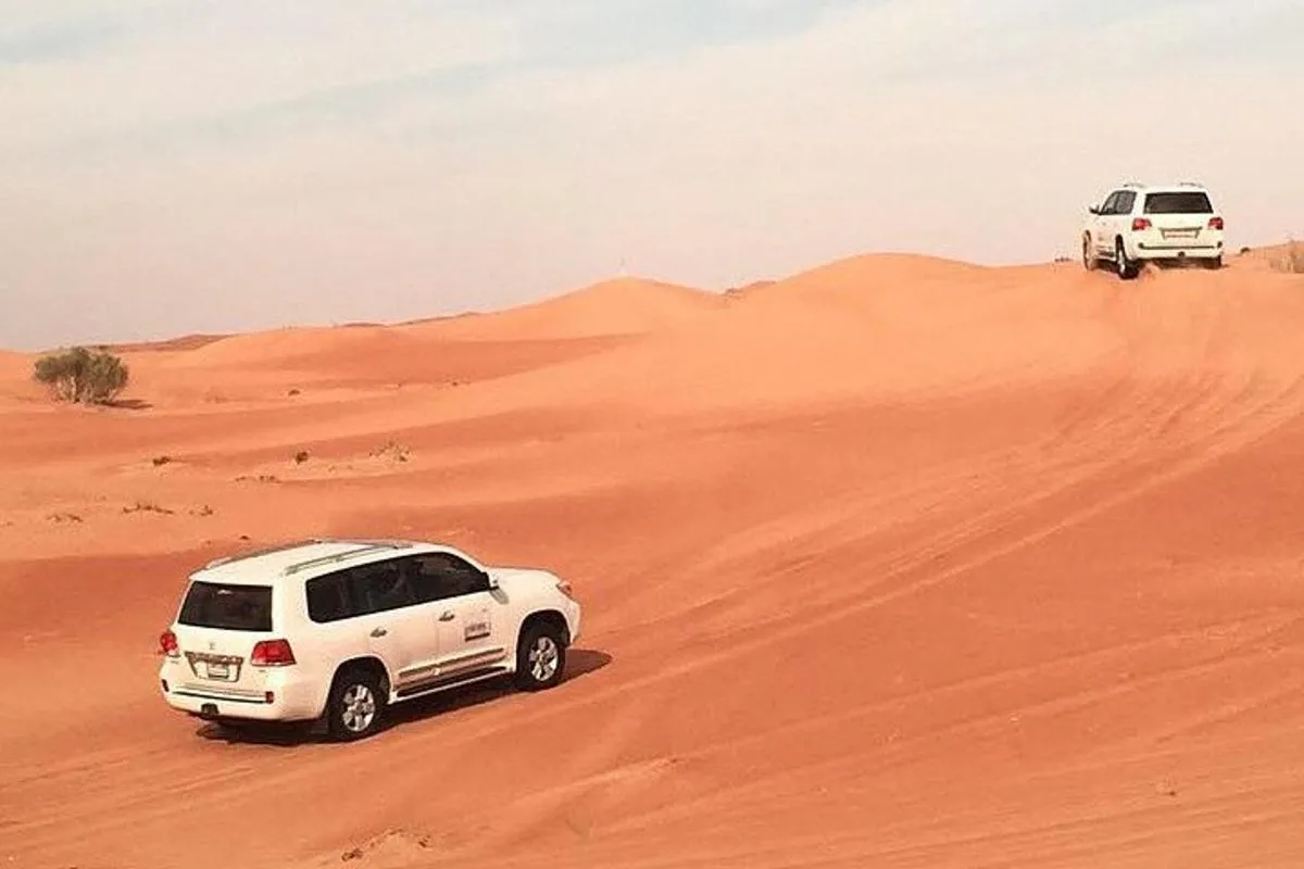 Image 4 of Dubai Desert Afternoon Safari with Camel Ride, BBQ Dinner, and Belly Dancing