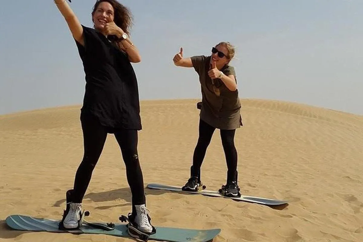 Image 5 of Dubai Desert Morning Tour in 4WD Vehicle: Camel Ride, Quad Bike Tour, Sandboarding, and Camel Farm