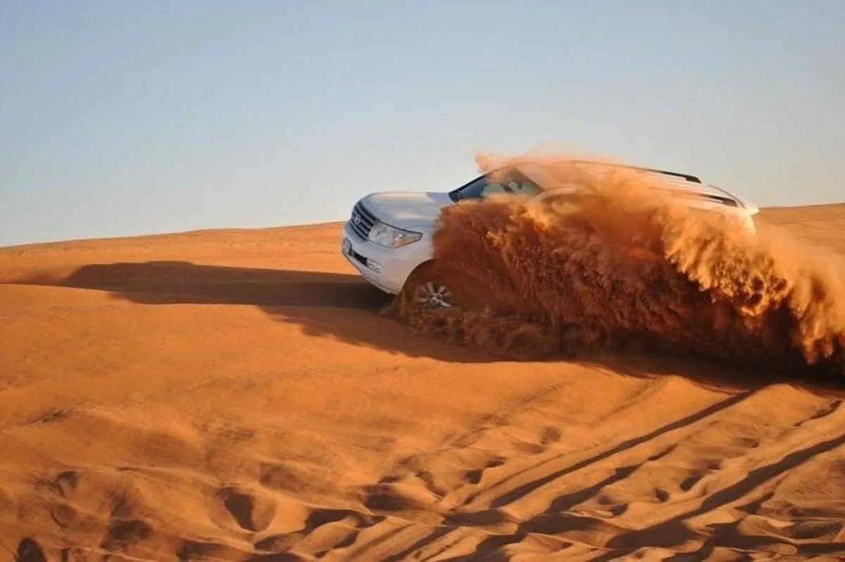Image 3 of Dubai Desert Safari, Camel Ride, Refreshment & Quad Bike Option