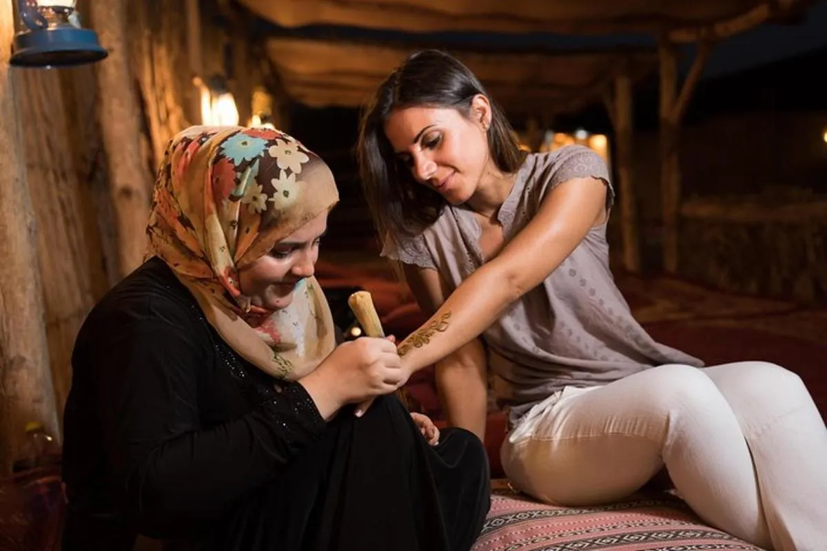 Dubai Desert Safari: Camel Ride, Sandboarding, BBQ & House Drinks