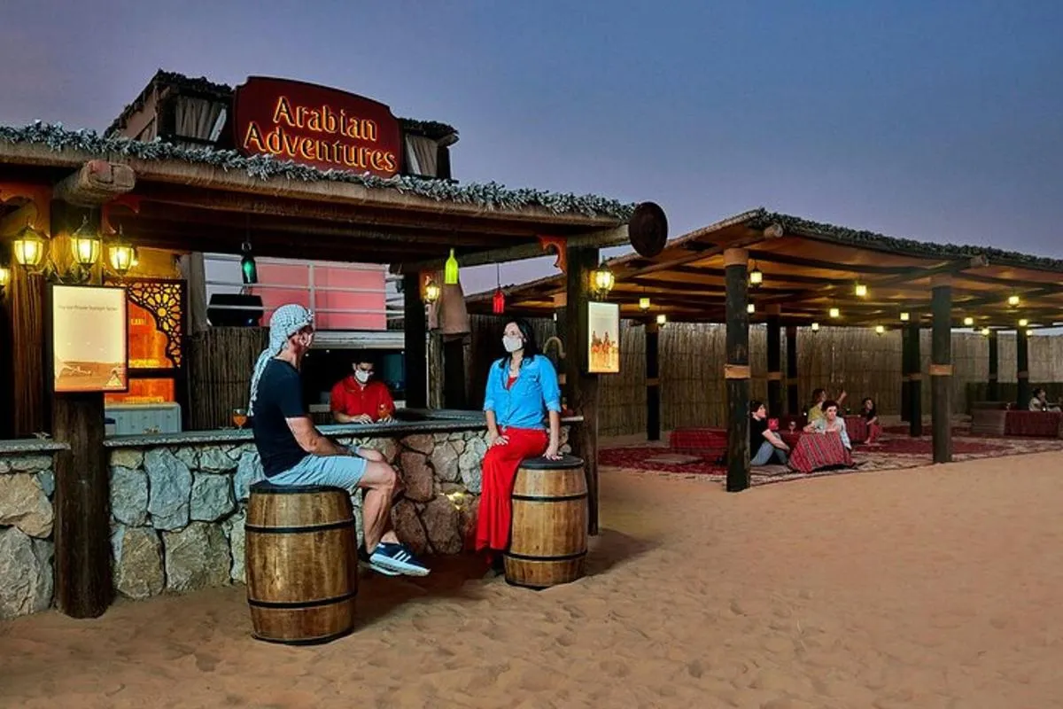 Image 2 of Dubai Desert Safari: Camel Ride, Sandboarding, BBQ & Soft Drinks