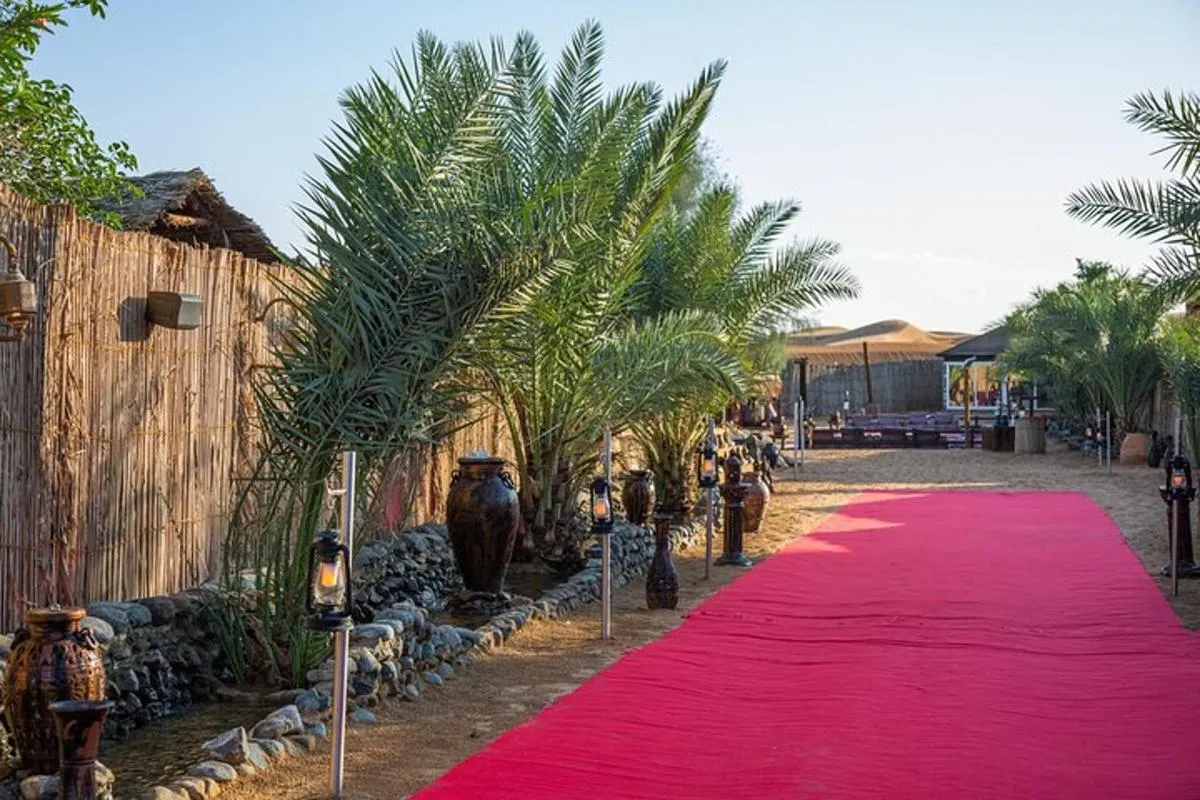 Image 4 of Dubai Desert Safari: Camel Ride, Sandboarding, BBQ & Spirits