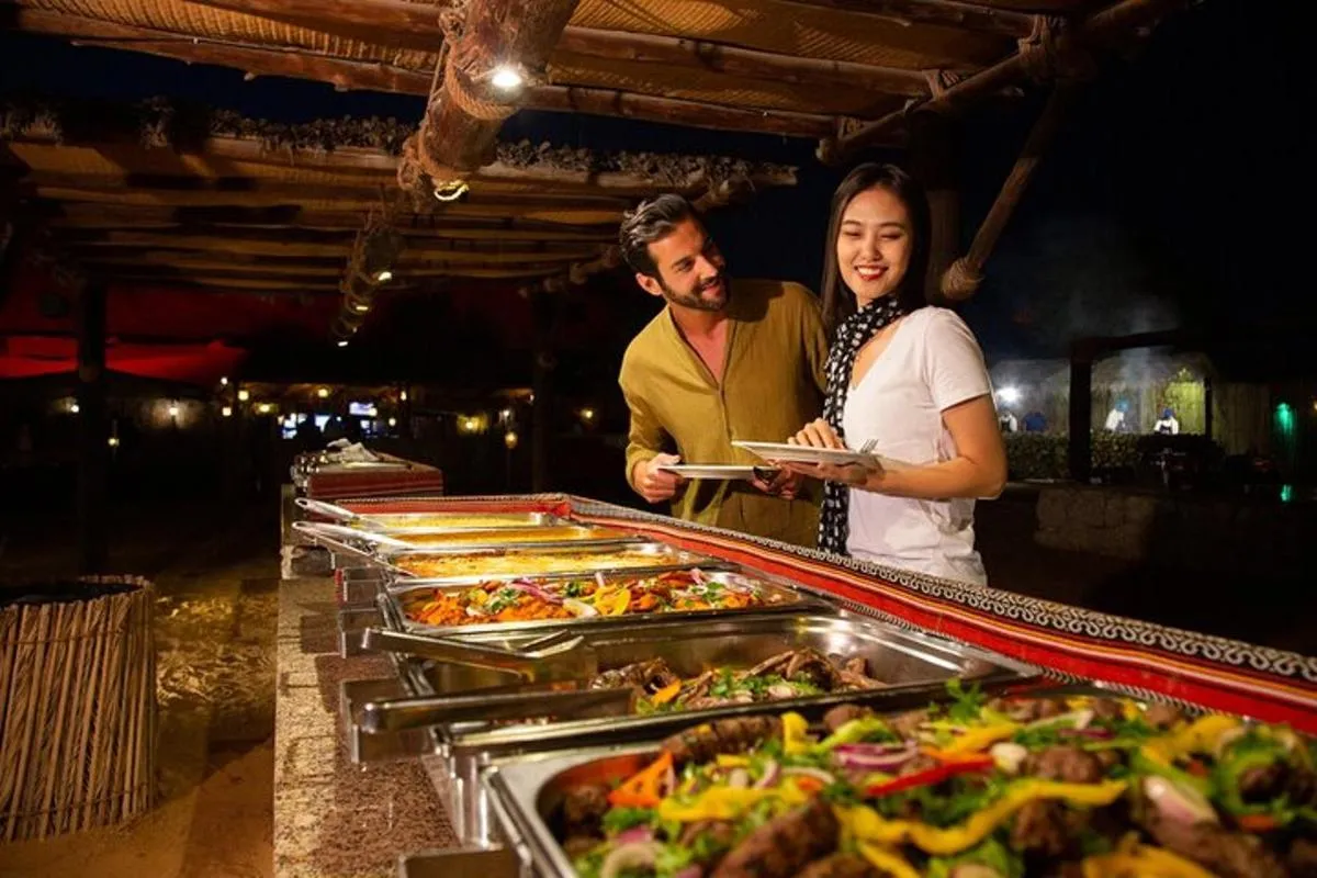 Image 5 of Dubai Desert Safari: Camel Ride, Sandboarding, BBQ & Spirits