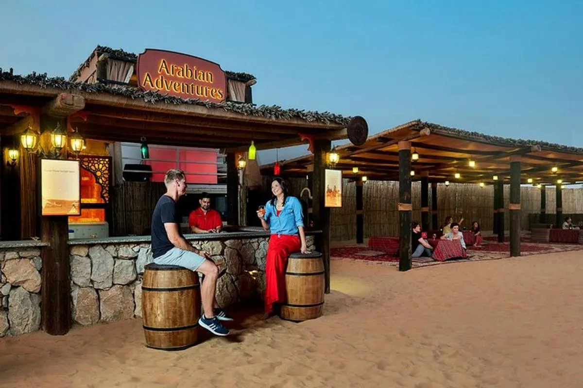 Image 6 of Dubai Desert Safari: Camel Ride, Sandboarding, BBQ & Spirits