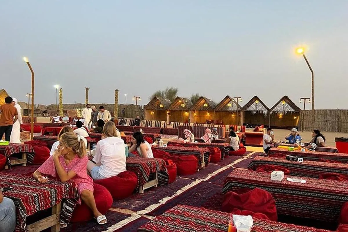 Image 2 of Dubai Desert Safari: Dune Bashing, Camel Ride, Sandsurf & 5* BBQ