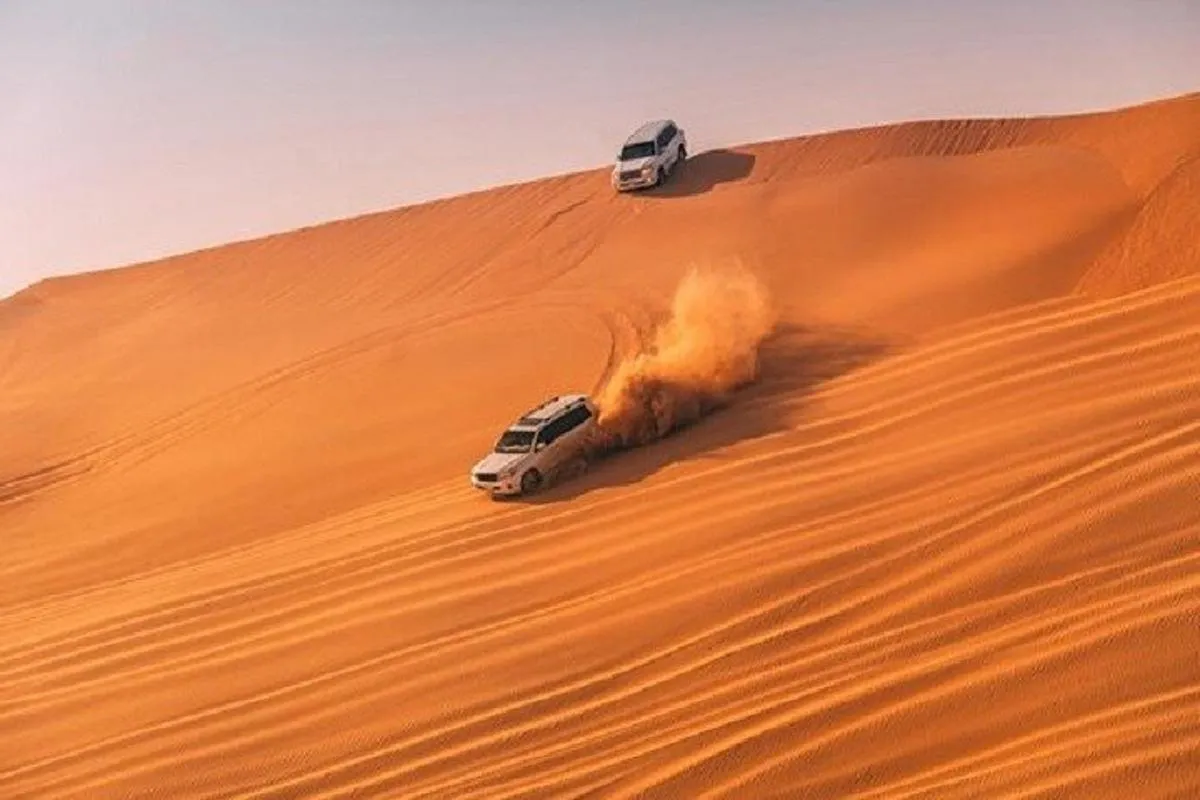 Image 0 of Dubai Desert Safari, Quad Bike, Camel Ride, and Buffet Dinner