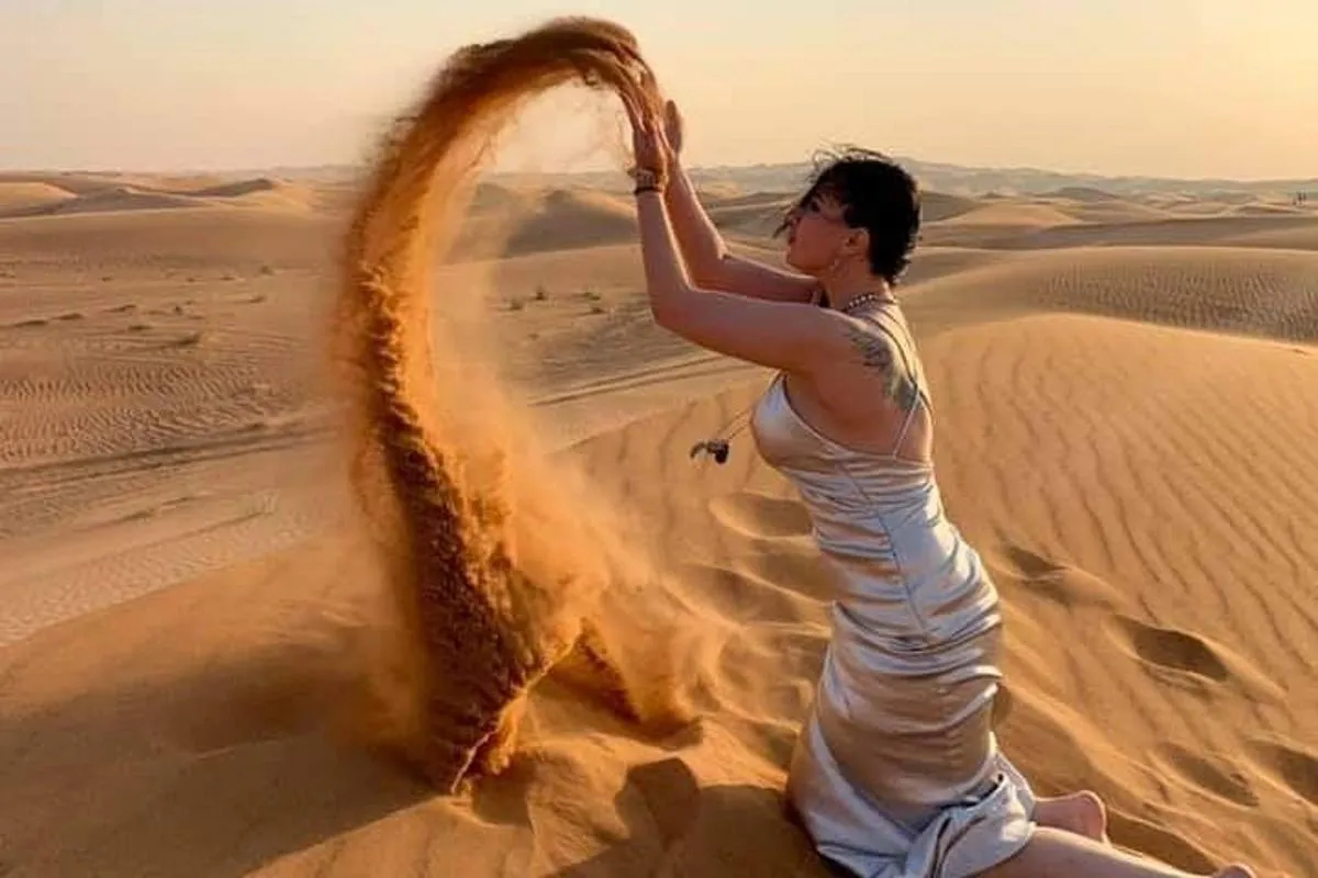 Image 1 of Dubai Desert Safari With Sandboarding & Camel Riding