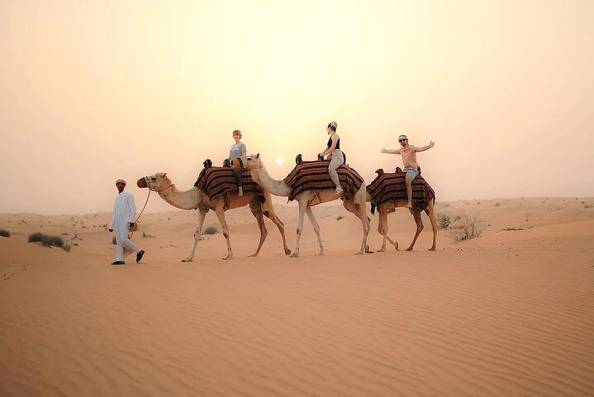 Image 3 of Dubai Desert Safari With Sandboarding & Camel Riding