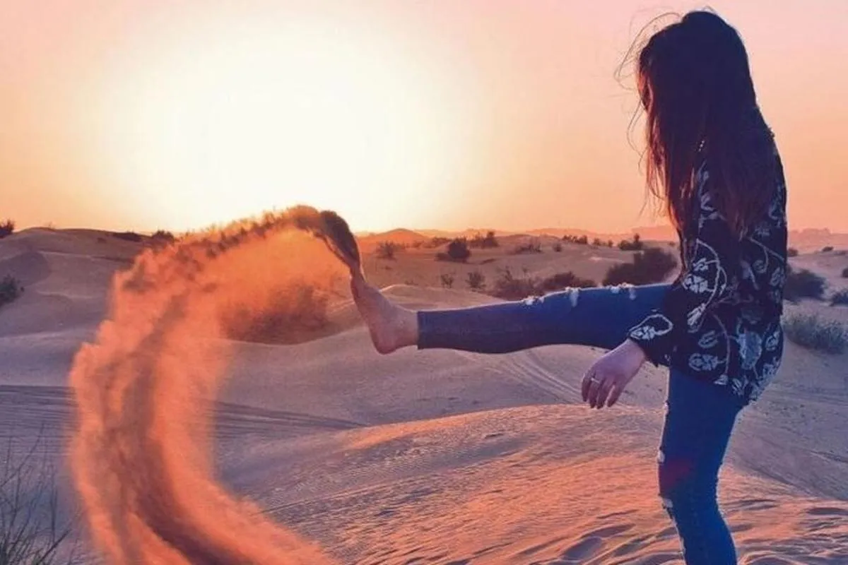 Image 6 of Dubai Desert Safari With Sandboarding & Camel Riding