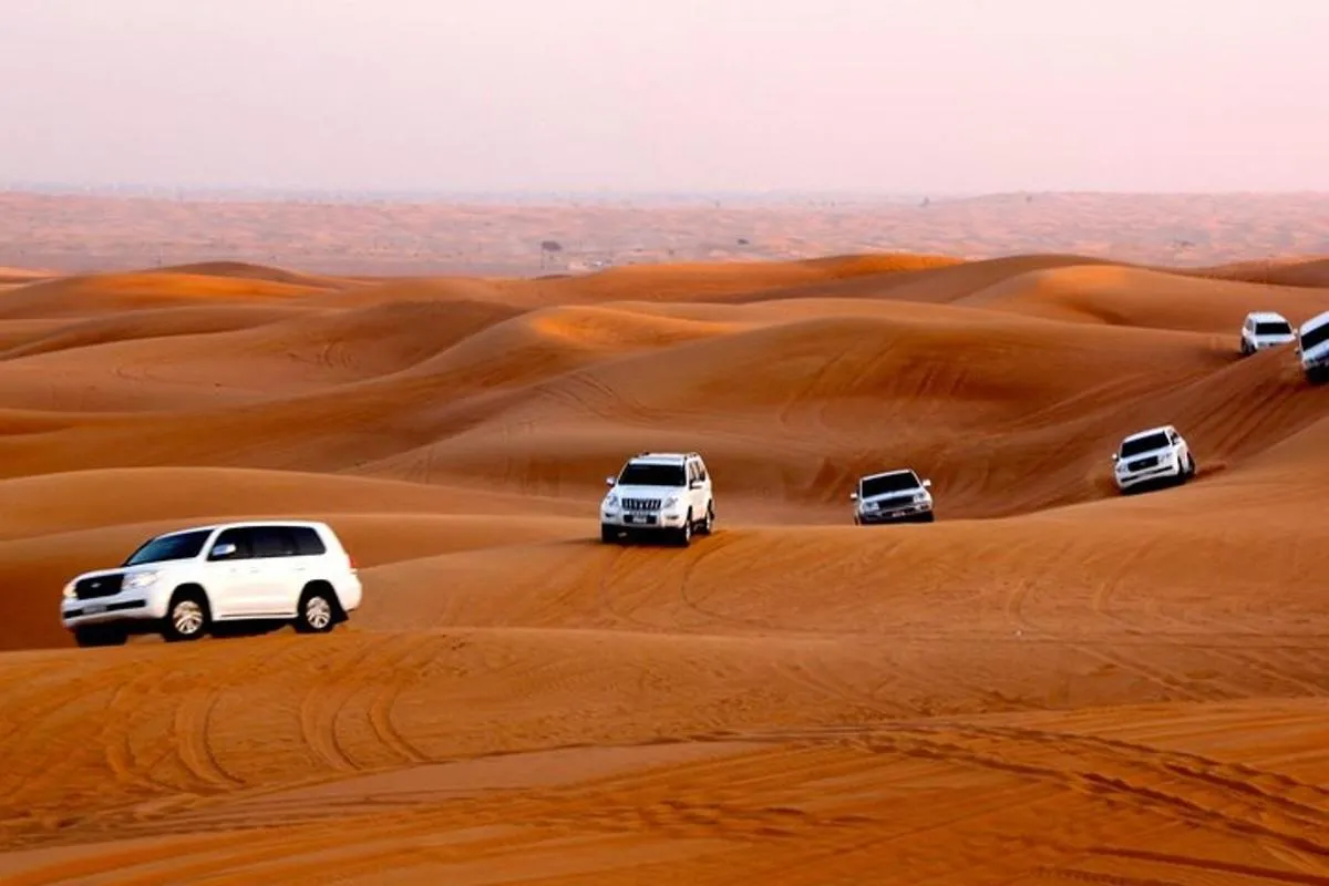 Image 0 of Dubai Desert Safari with BBQ Dinner Pickup from Ras Al Khaimah