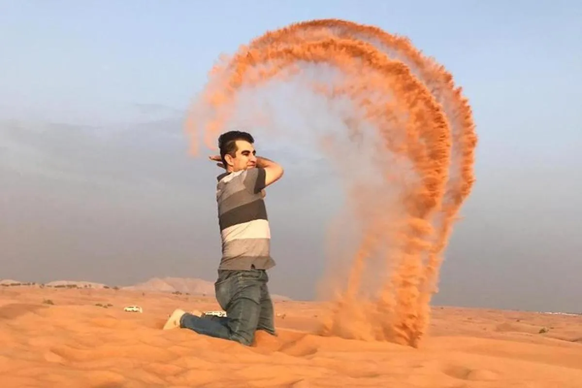 Image 3 of Dubai Desert Safari with BBQ Dinner, Sandboarding, Camels & Shows