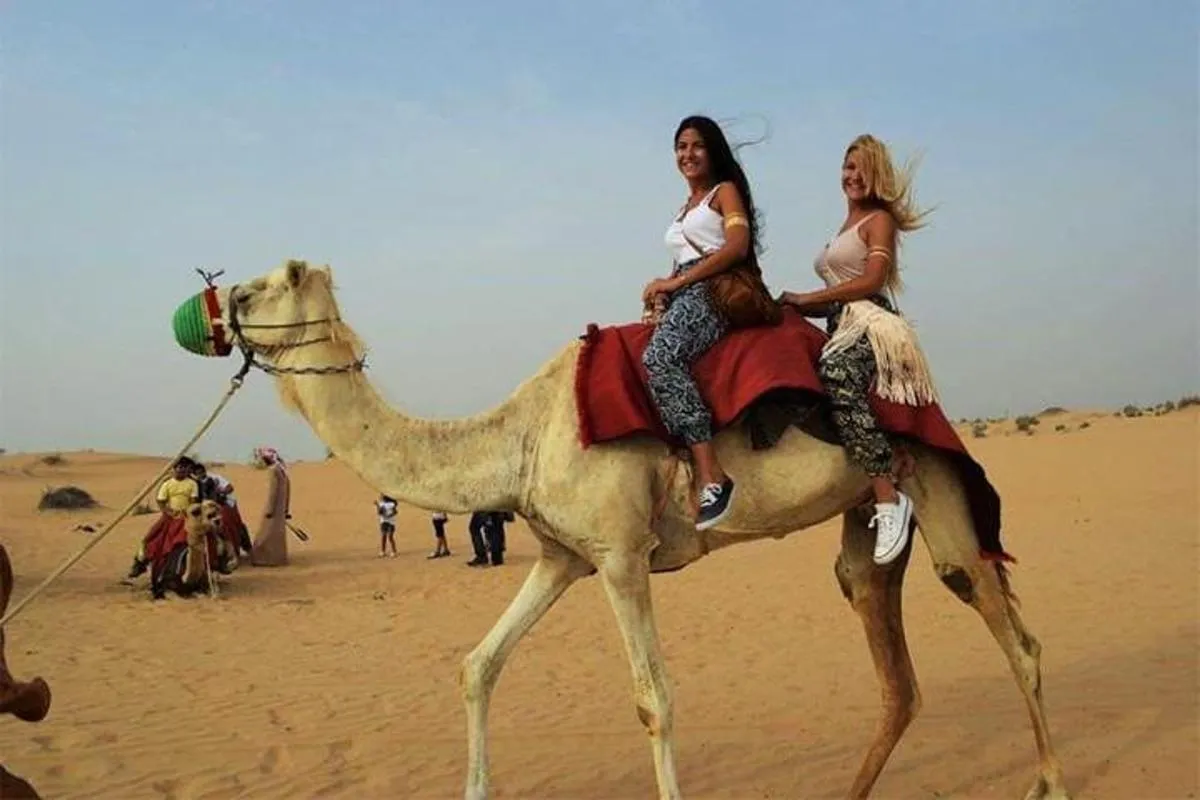 Image 2 of Dubai Desert Safari with Dance show, Sand Boarding, Camel & BBQ