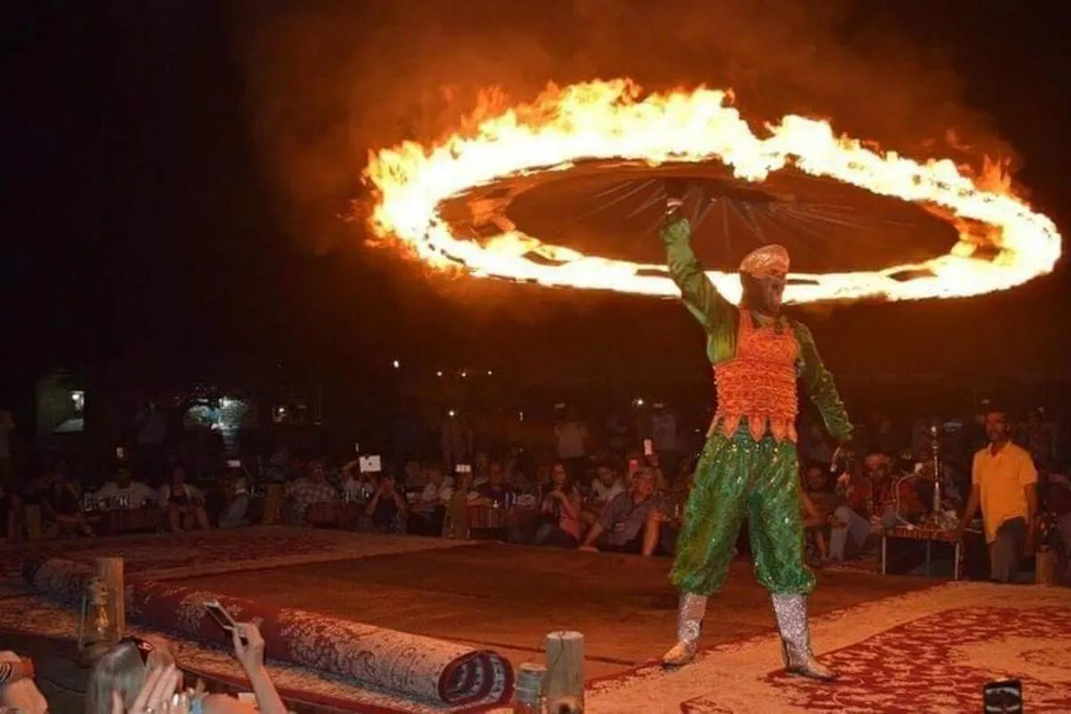 Image 4 of Dubai Desert Safari with Dance show, Sand Boarding, Camel & BBQ
