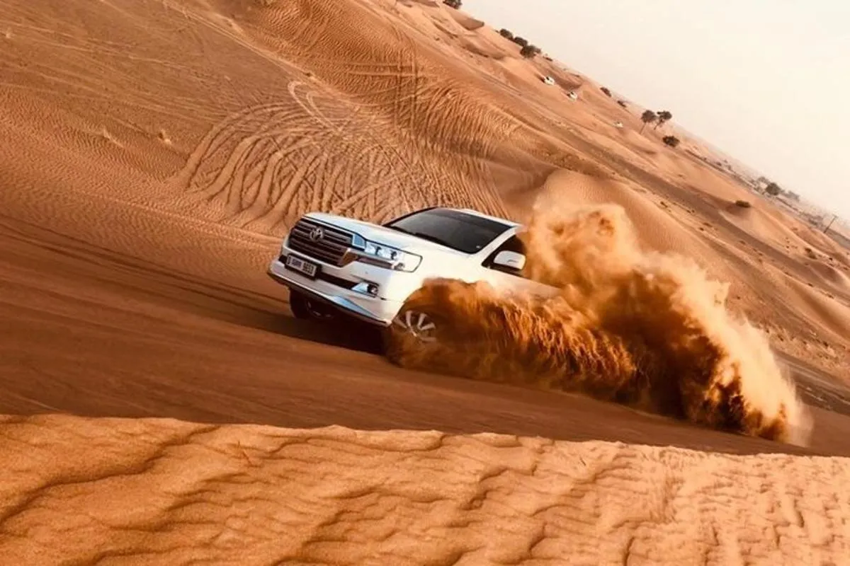Image 1 of Dubai Desert Safari with Dinner, Camel Ride & Dune Bashing