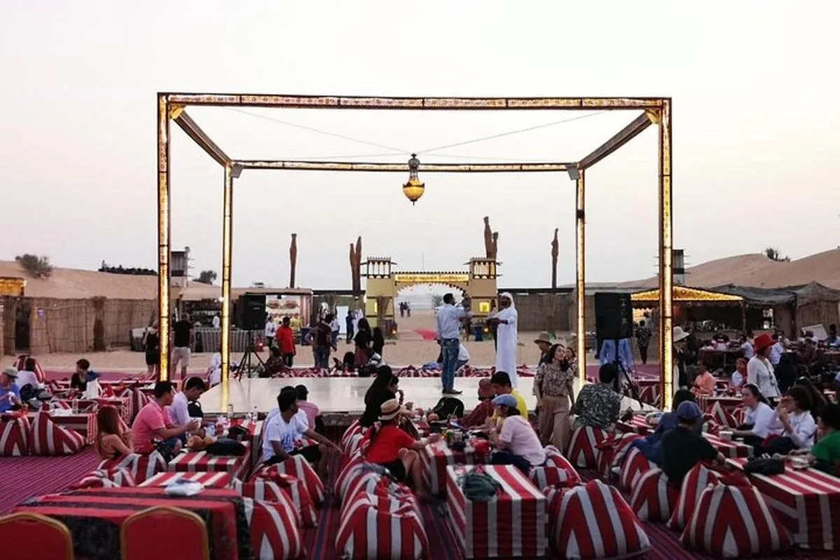 Image 2 of Dubai Desert Safari with Quad Bike, Camel Ride, Dinner and Shows