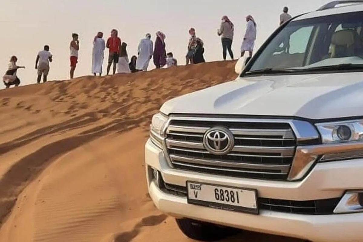 Image 4 of Dubai Desert Safari with Quad Bike, Camel Ride, Sandboard and BBQ