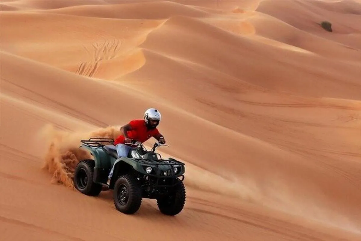 Dubai Desert Safari with Self Drive Quad Biking & Camel Riding