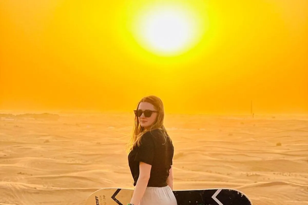 Image 2 of Dubai Desert Sunrise with Dune Bashing & Camel Ride