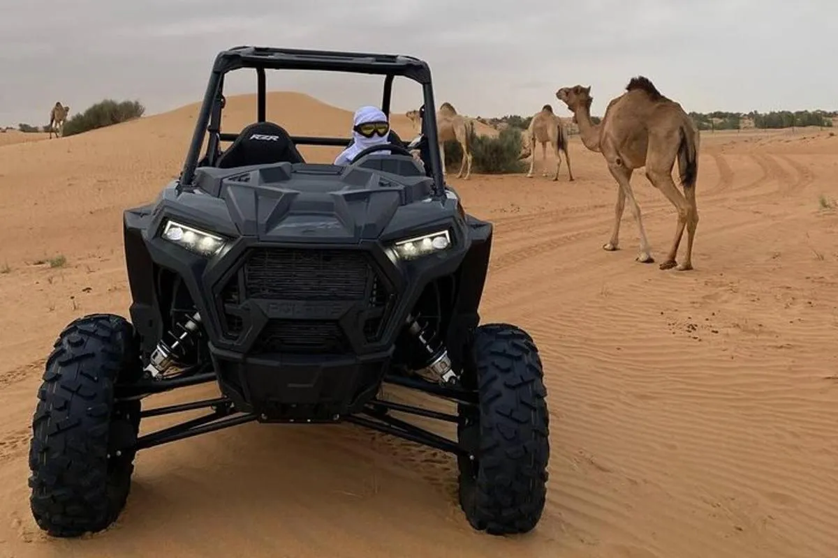 Image 1 of Dubai: Extreme Red Dune Buggy Desert Safari Adventure