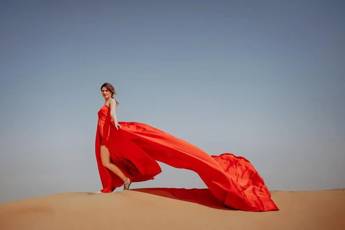 Image 3 of Dubai: Flying Dress with Photography and Exciting Dune Activities