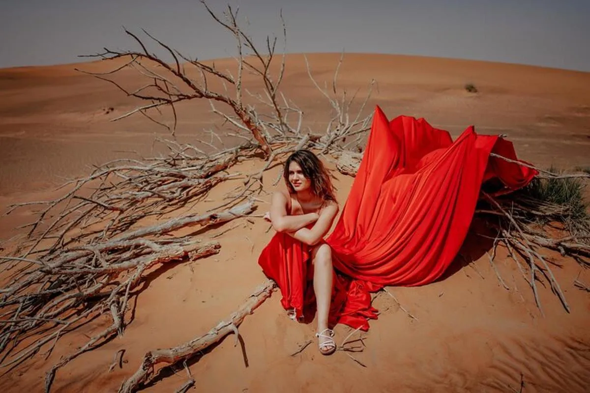 Image 4 of Dubai: Flying Dress with Photography and Exciting Dune Activities