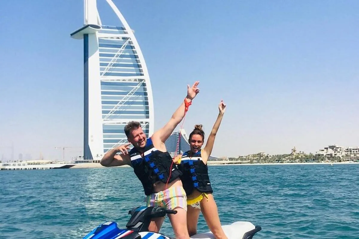 Image 1 of Dubai: Jet Ski Ride Burj Al Arab, Marina Beach or Mamzar