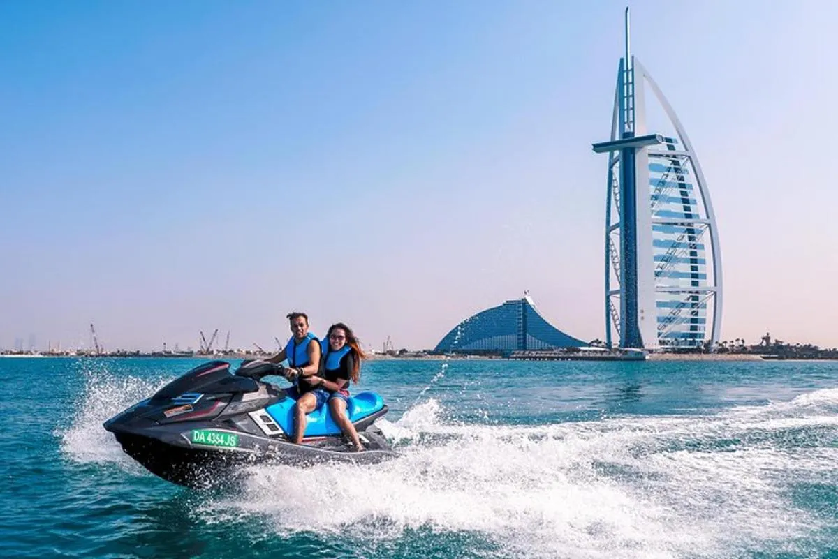 Image 0 of Dubai: Jet ski Adventure Rides Burj Al Arab, Burj Khalifa & Atlantis