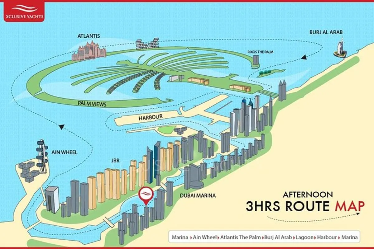 Image 1 of Dubai Marina Yacht Tour: Breakfast or BBQ with Drinks Option