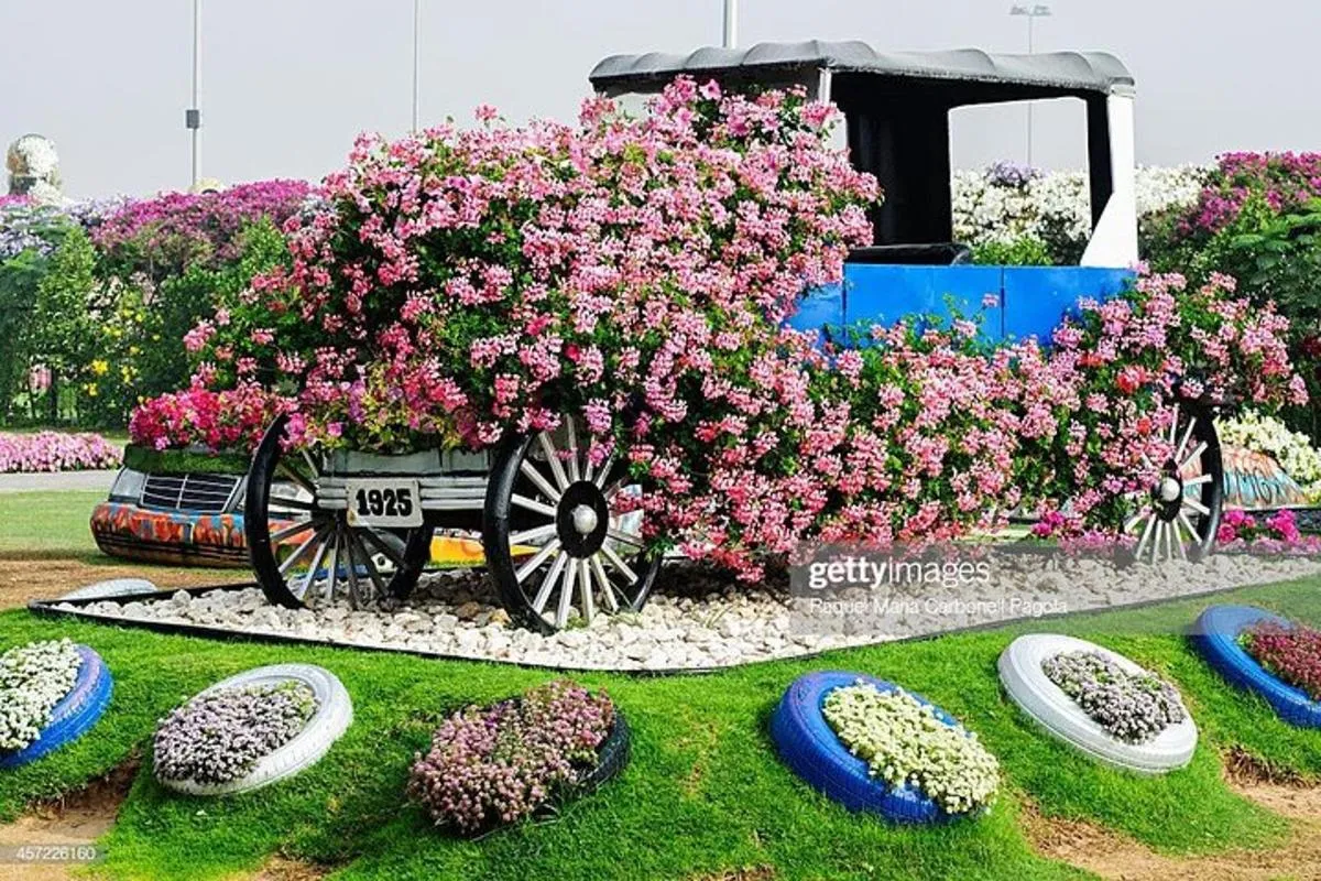 Image 1 of Dubai Miracle Garden Self-Guided Tour with Ticket with Transfer