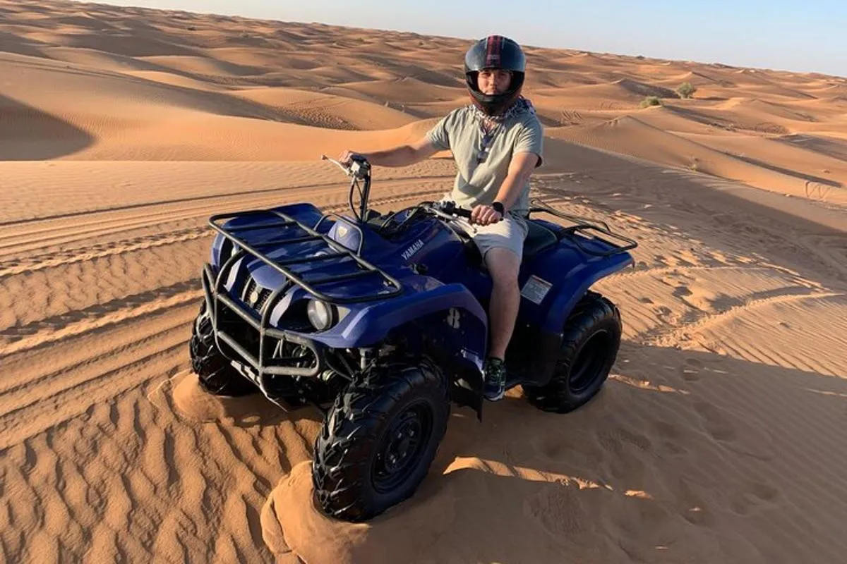 Image 3 of Dubai Morning Desert Quad Bike Tour with Sandboarding & Camel Ride