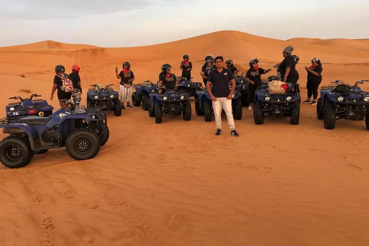 Image 4 of Dubai Morning Desert Quad Bike Tour with Sandboarding & Camel Ride