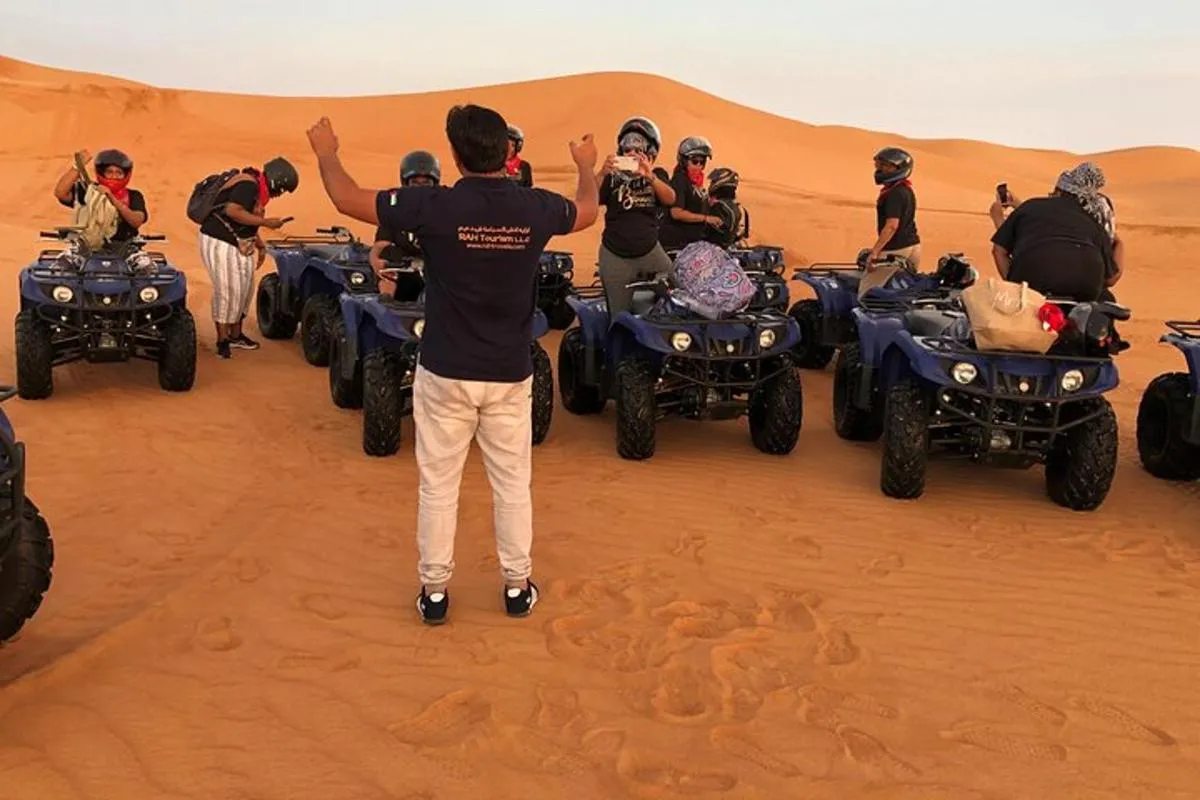 Image 5 of Dubai Morning Desert Quad Bike Tour with Sandboarding & Camel Ride