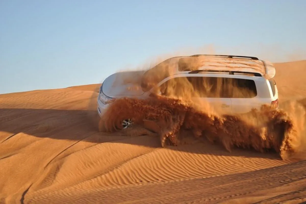 Dubai Morning Desert Safari: Red Dunes, Sandboarding, Camel Ride at Bedouin