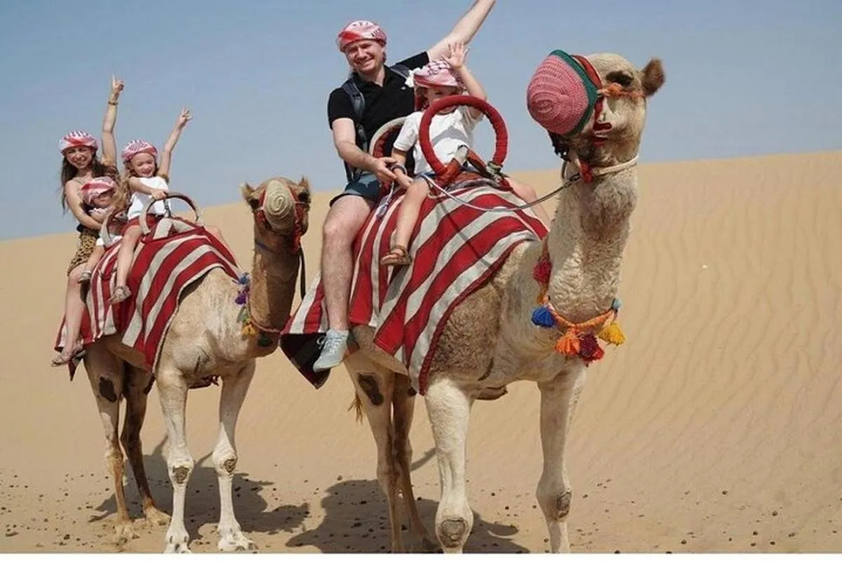 Image 4 of Dubai Morning Desert Safari: Red Dunes, Sandboarding, Camel Ride at Bedouin