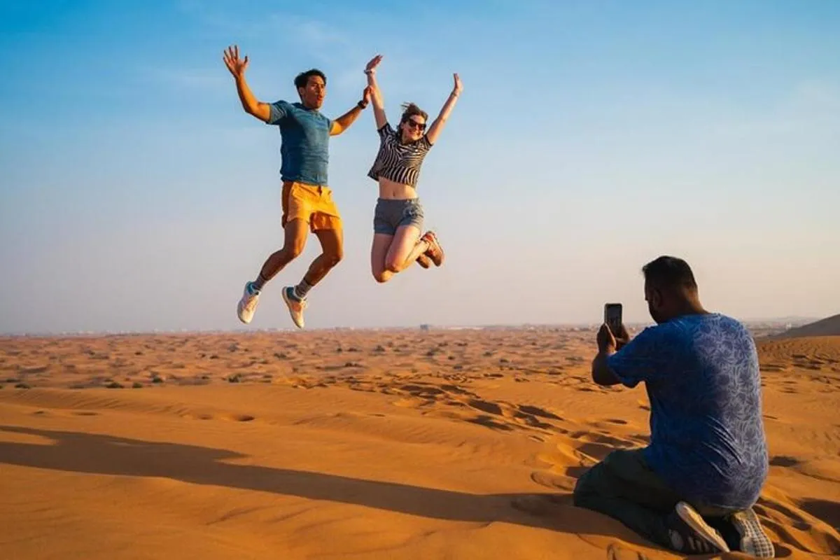Dubai: Morning Desert Safari, Sandboard & Camel Ride