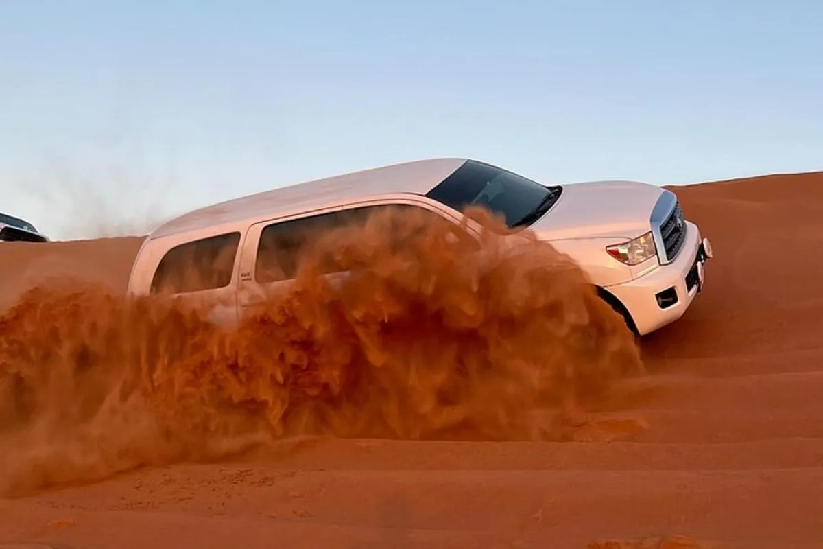 Image 1 of Dubai: Morning Desert Safari, Sandboard & Camel Ride