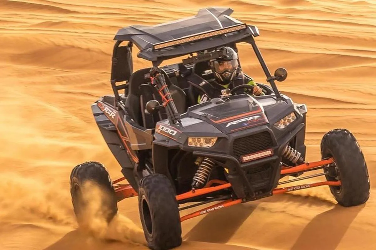 Image 0 of Dubai Morning Dune Buggy Desert Drive With Camel ride & sandboarding