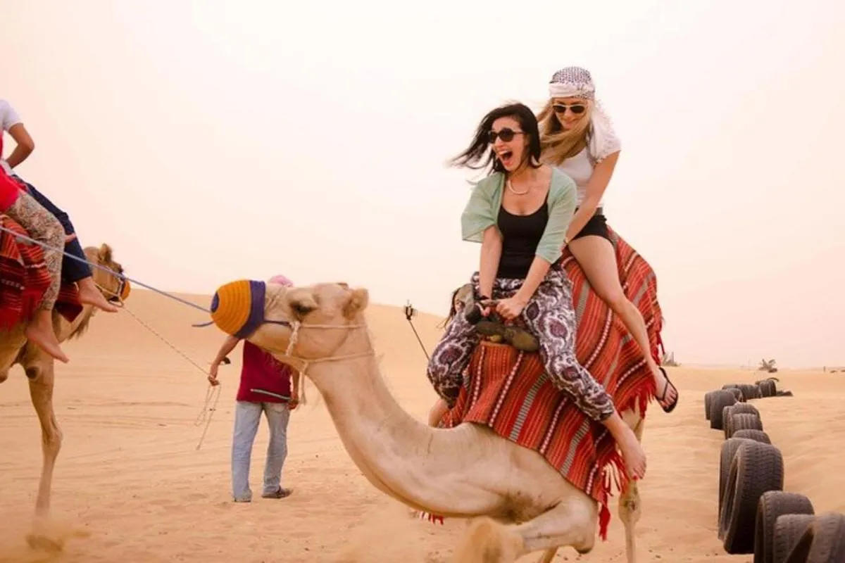 Image 2 of Dubai Morning Dune Buggy Desert Drive With Camel ride & sandboarding