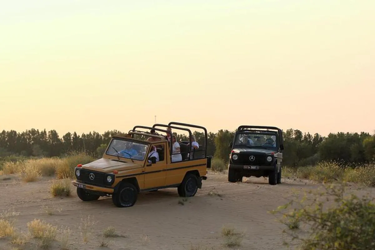 Image 2 of Dubai: Morning Heritage Safari by Vintage G Class & Al Marmoom Oasis