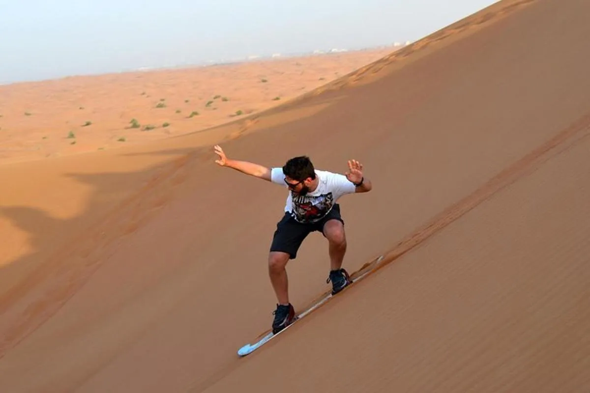 Image 1 of Dubai Morning Quad Bike with Sandboarding and Camel Ride