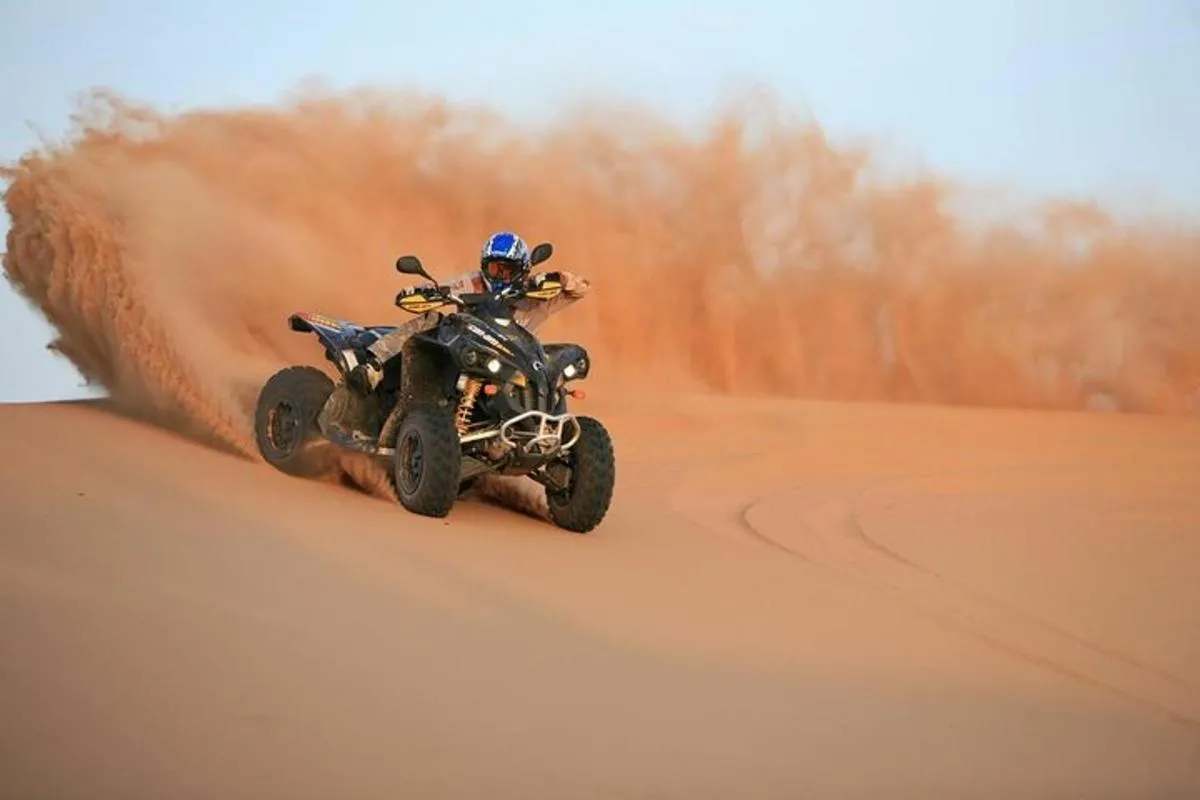 Image 1 of Dubai Quad Biking with Desert Safari – Thrilling ATV Ride Dubai