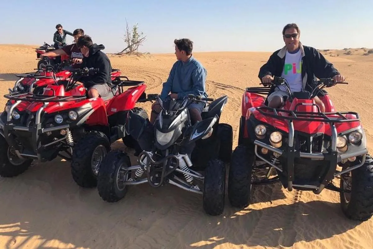 Image 0 of Dubai: Red Dune Quad Bike Desert Safari Adventure